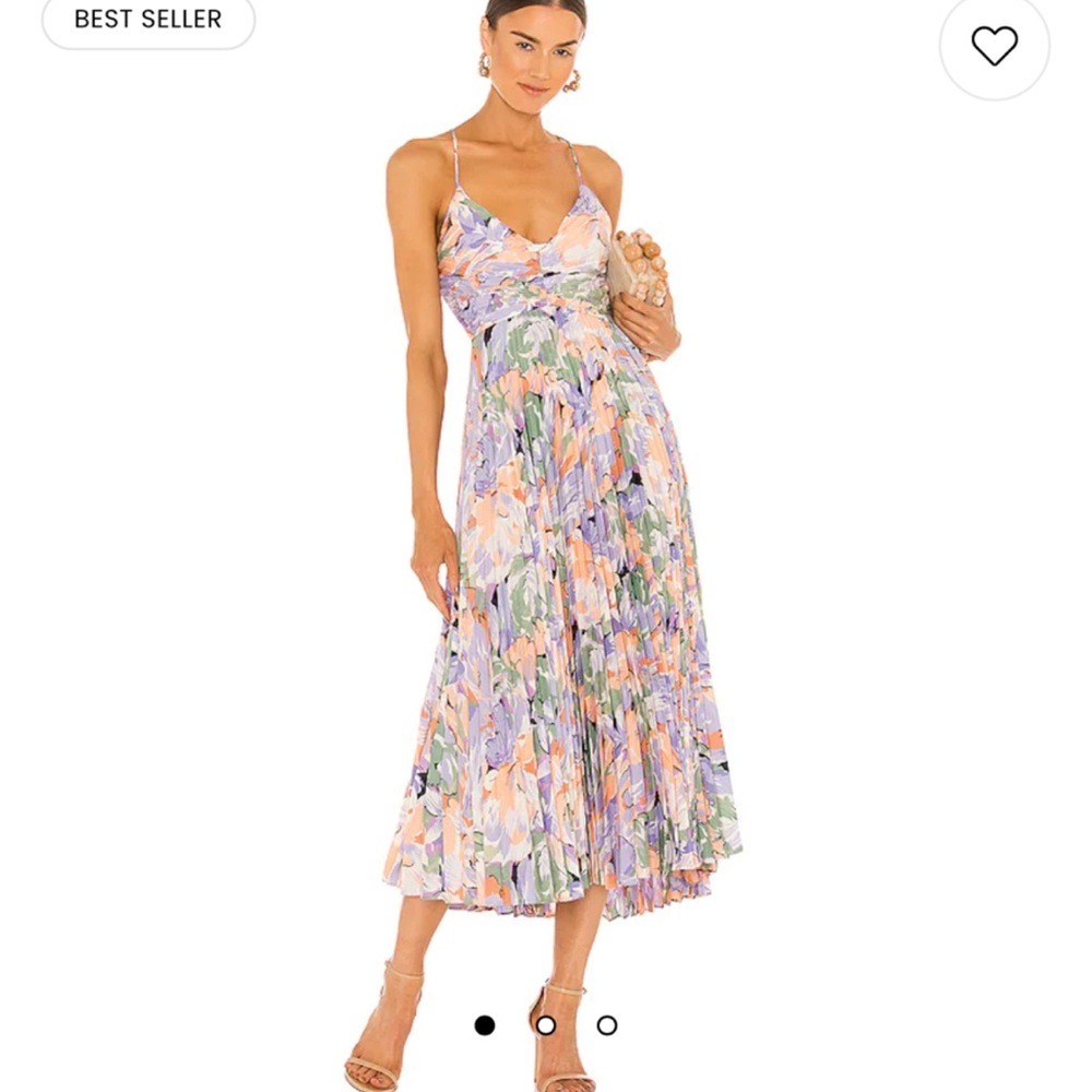 REVOLVE Multicolor Floral Midi Dress